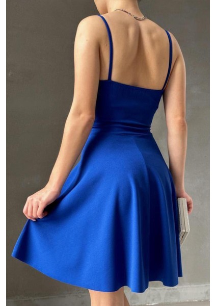 Ince Askılı Ithal Krep Elbise fiyatları