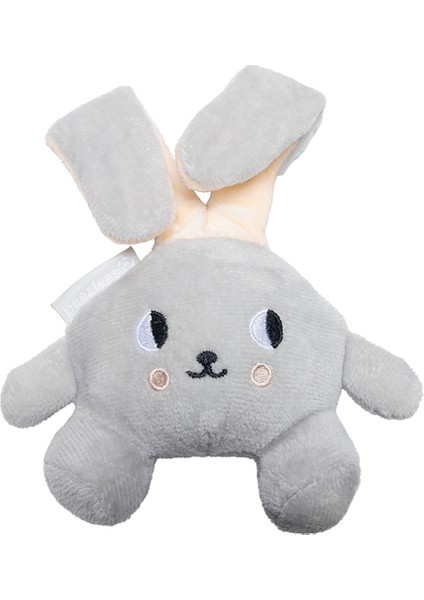 Beeztees Yavru Köpek Oyuncağı, Tavşan, Peluş, Gri, 15X9X4CM