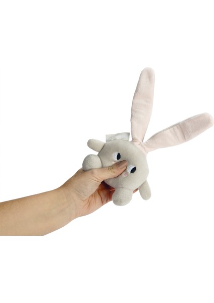 Beeztees Yavru Köpek Oyuncağı, Tavşan, Peluş, Gri, 15X9X4CM fırsatları