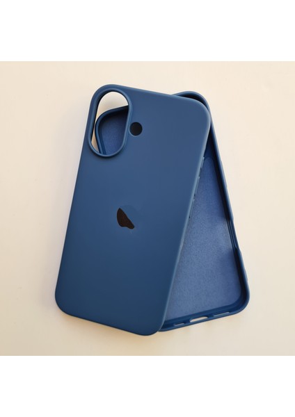 Apple iPhone 16 Plus (6.7 Inc) Uyumlu Lansman Içi Kadife Esnek Silikon Kılıf