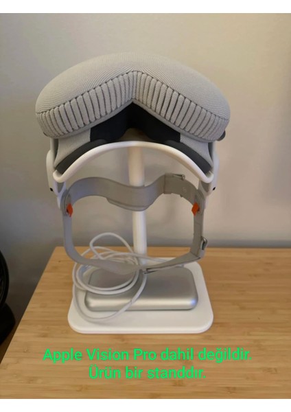 Just3dprintings Apple Vision Pro Dikey Stand – Beyaz