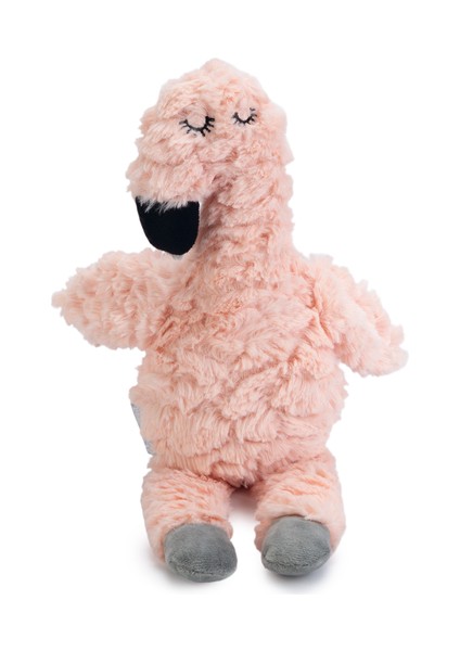 Beeztees Yavru Köpek Oyuncağı, Kalp Atışlı, Flamingo, Peluş, Pembe, 30X21X5CM