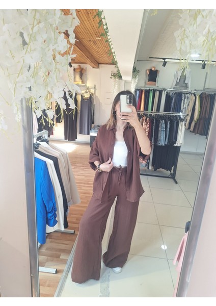 Müslin Kahverengi Takım