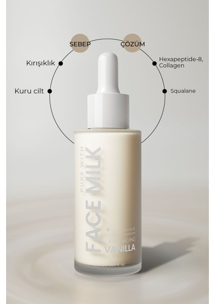 Vanilya Face Milk - Anti-aging Besleyici Ve Işıldatan Yüz Sütü modelleri