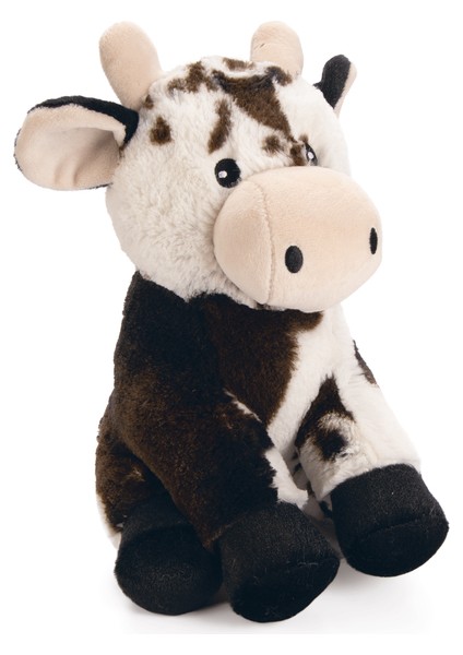 Beeztees Köpek Oyuncağı, Inek, Peluş, Siyah/beyaz, 25X19X18CM