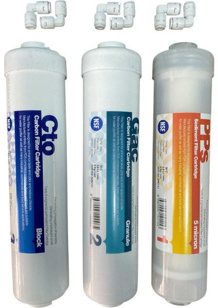 Nsf Onaylı Premium Inline Kapalı Kasa Filtre Sistemi