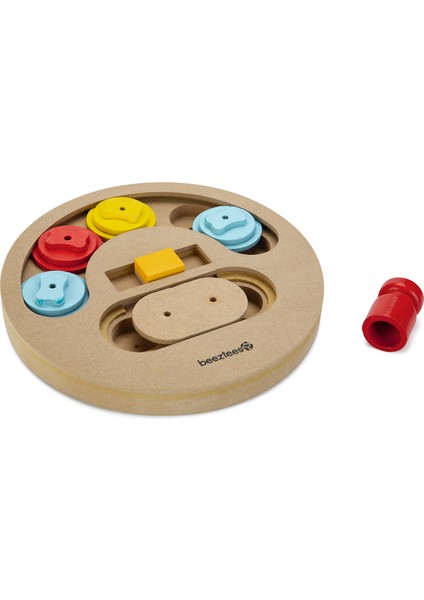 Beeztees Köpek Zeka Geliştirme Oyuncağı, Ahşap, 23X23X3CM