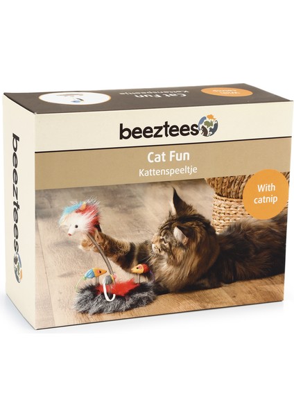 Beeztees Kedi Oyuncağı, Yaylı Fareleri Kediotlu, 15X15X25CM fiyatları