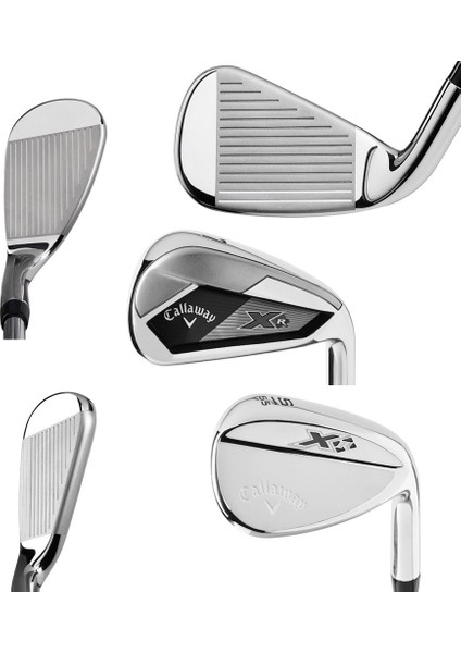 Xr Sert Çelik Sağ El Stantlı Siyah/gümüş Erkek Golf Seti