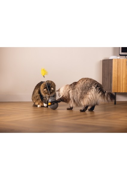 Beeztees Kedi Oyuncağı, Hacıyatmaz, Içinde Top, Ucunda Tüy, 10X10X42CM modelleri