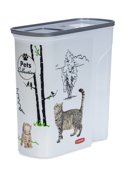 Beeztees Kedi Maması Saklama Kabı 6l