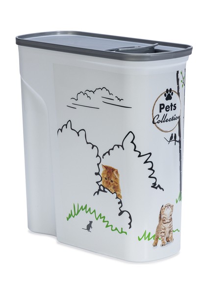Beeztees Kedi Maması Saklama Kabı 6l modelleri