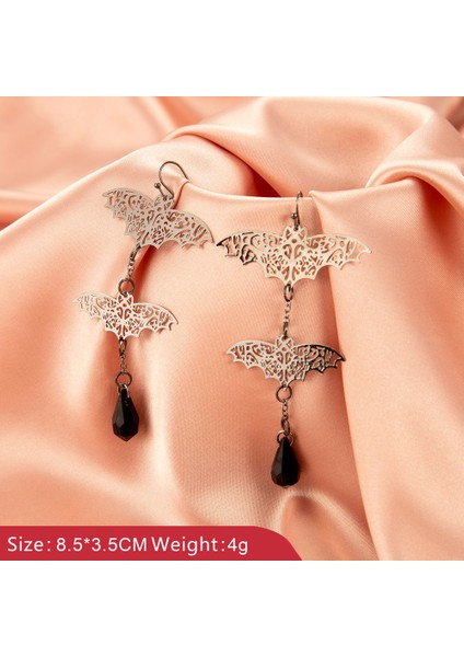 Avrupa ve Amerika Birleşik Devletleri Modası Vahşi Kişilik Paslanmaz Çelik Küpeler Kadın Geometrik Küpeler Saplama Küpeler (Yurt Dışından)