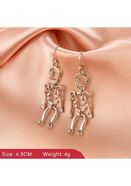 Avrupa ve Amerika Birleşik Devletleri Modası Vahşi Kişilik Paslanmaz Çelik Küpeler Kadın Geometrik Küpeler Saplama Küpeler (Yurt Dışından)