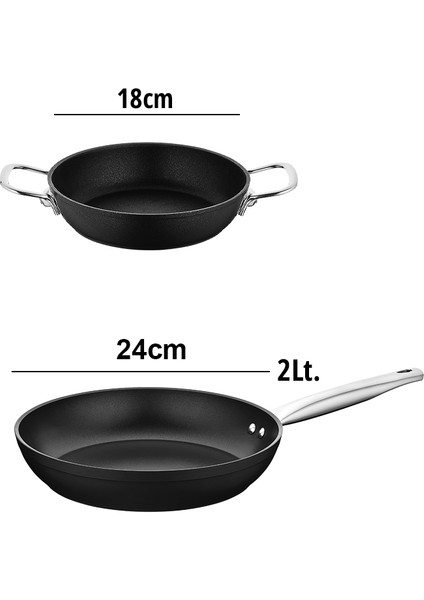 Kuvars 2'li Döküm Set
