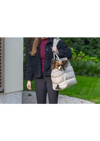 Beeztees Dbl Köpek Taşıma Çantası, Yıkanabilir, 6,5kg'ye Kadar, Bej, 42X20X35CM modelleri