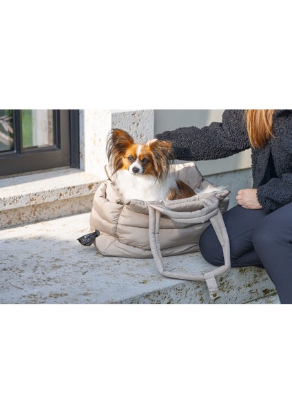 Beeztees Dbl Köpek Taşıma Çantası, Yıkanabilir, 6,5kg'ye Kadar, Bej, 42X20X35CM indirimleri