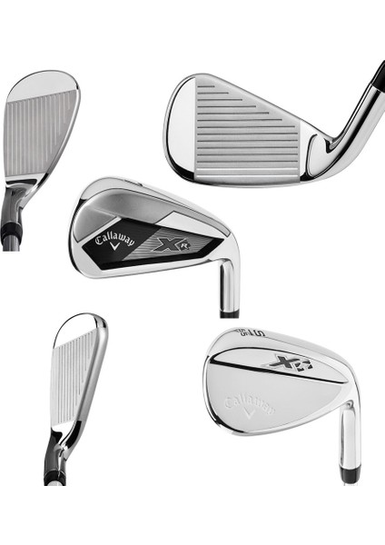 Xr Grafit Sağ El Açık Stantlı Siyah/gümüş Erkek Golf Seti