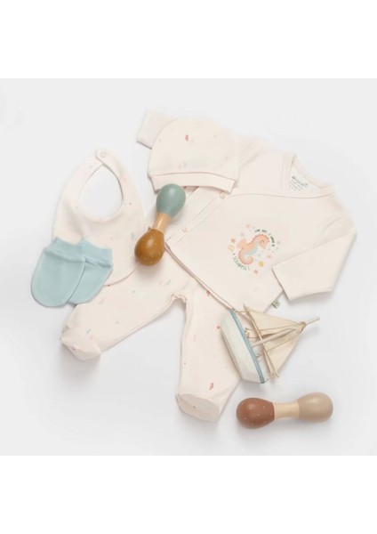 Save The Seahorse 5'li Hastane Çıkış Seti Bej-Mint fiyatları