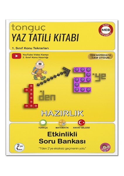 1'den 2'ye Hazırlık Yaz tatili kitabı 2026