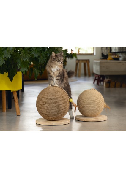 Beeztees Dbl Kedi Tırmalama ve Oyuncağı, 30X30X27CM indirimleri