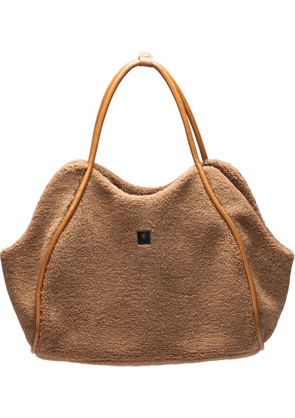 Beeztees Dbl Köpek Taşıma Çantası, Yıkanabilir, 6,5kg'ye Kadar, Sütlü Kahve, 43X15X35CM