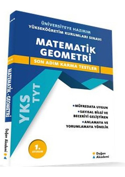 Yayınları TYT YKS Matematik-Geometri Son Adım Karma Testler