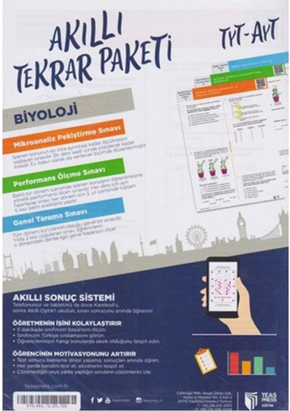 Tyt Ayt Biyoloji Akıllı Tekrar Paketleri