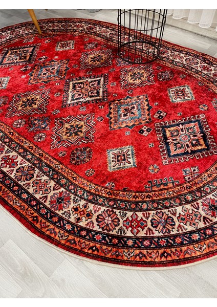 Kilim Motifli Klasik Kaymaz Taban Halı indirimleri