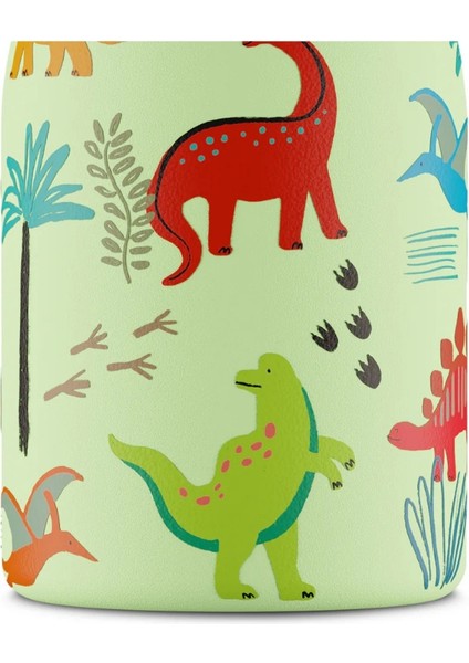 Kids Bottle Jurassic Friends Pipetli Paslanmaz Çelik Çocuk Su Matarası 250 ml indirimleri
