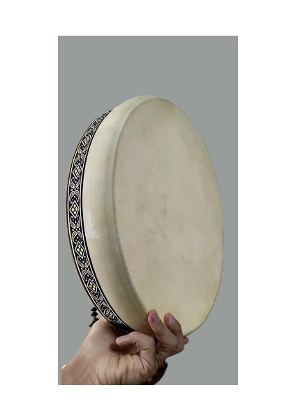 Hb-42 Havalı Akord Edilebilir Profesyonel Bendir Def 42 cm (Pompası Dahildir)