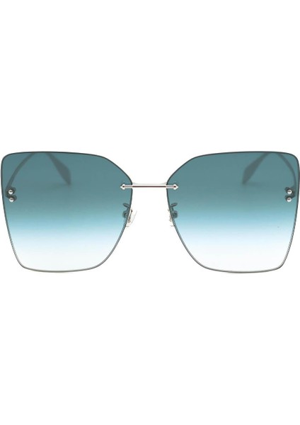 AM0342S 004 63-16 Gümüş Mavi Kadın Güneş Gözlüğü