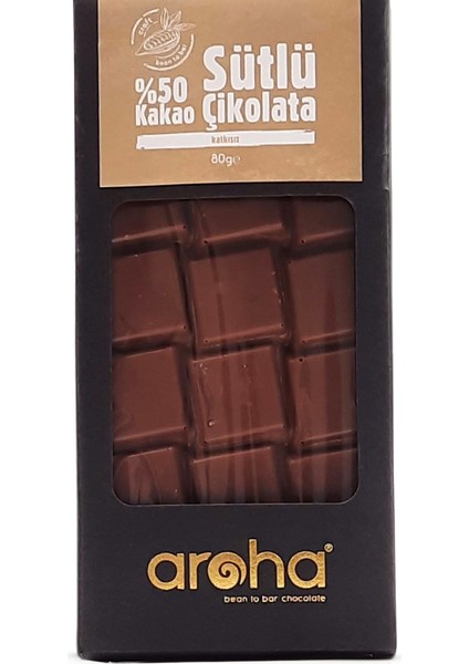 %50 Kakao Sütlü Çikolata 80 gr