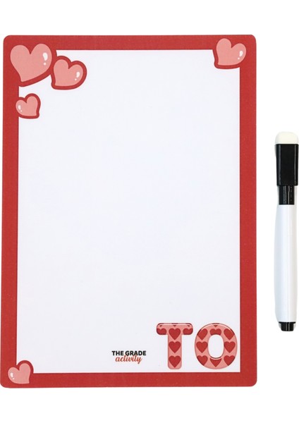 Yaz Sil Kişiye Özel Harfli Kalpli Notluk Manyetik Buzdolabı Planlayıcı Buzdolabı Notluk Notluk