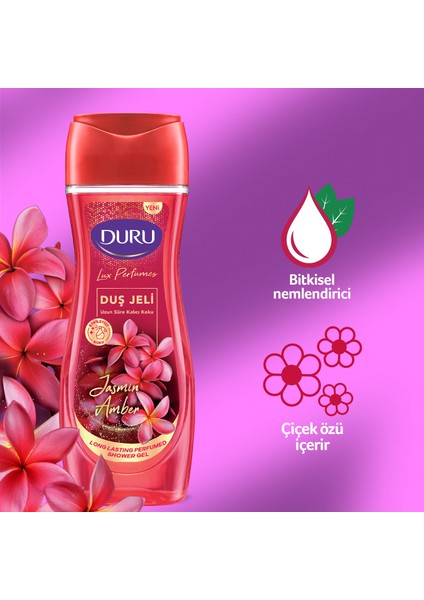 Lux Perfumes Jasmin Amber Duş Jeli 6 x 450 ml