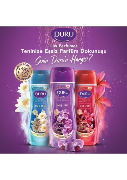 Lux Perfumes Jasmin Amber Duş Jeli 6 x 450 ml