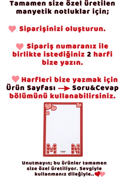 Yaz Sil Kişiye Özel Harfli Kalpli Notluk Manyetik Buzdolabı Planlayıcı Buzdolabı Notluk Notluk fiyatları