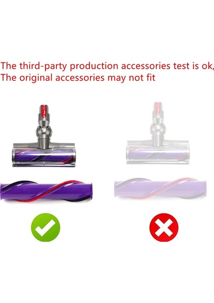 Dyson V6 V7 V8 V10 Elektrikli Süpürge Aksesuarları Için 4 Paket Rulo Fırça Peluş Şeritleri Rulo Fırça Şeritleri (Yurt Dışından)