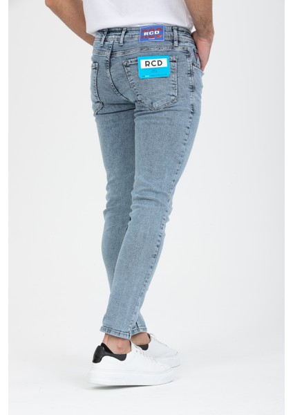 Erkek Slim Fit Likralı Esnek Kot Pantolon Denim Jeans indirimleri