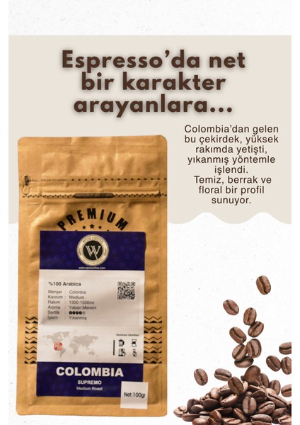 Premium Colombia fiyatları