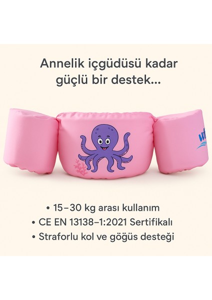 Myswim Yüzdürme Yardımcısı Ahtapot-Pembe