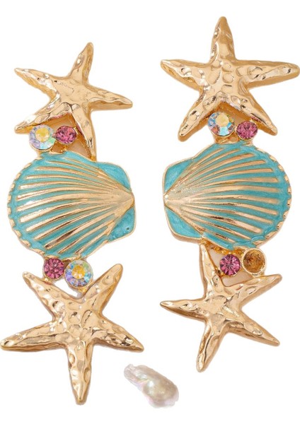 Kadın Partileri Için Soyut Düzensiz Küpeler (Yurt Dışından)