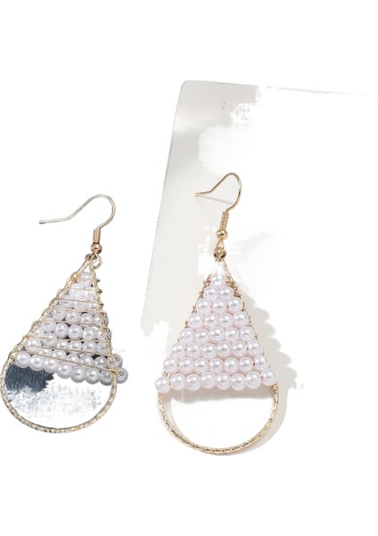 Basit Saplama Küpeler Çok Yönlü Popüler Kişilik Sokak Çekim Küpeleri (Yurt Dışından)