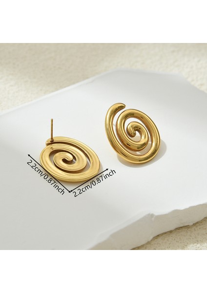 Küpe Mizaç Küpe Niş Tasarım Gümüş Iğne Küpe (Yurt Dışından) fiyatları