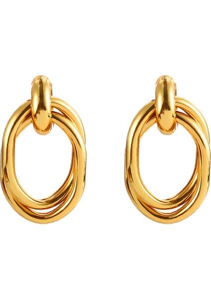 Küpeler Kişilik Moda Yüksek Sınıf Küpe ile Yüz Duygusu (Yurt Dışından)