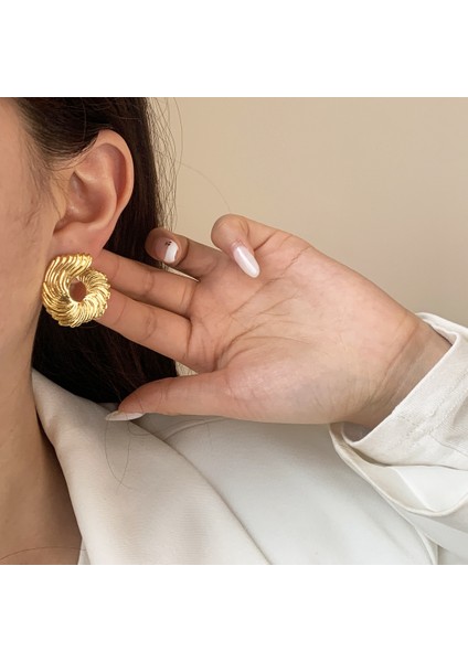 Saplama Küpeler Vintage Sade Küpeler (Yurt Dışından) modelleri