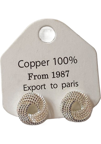 Saplama Küpeler Vintage Sade Küpeler (Yurt Dışından)