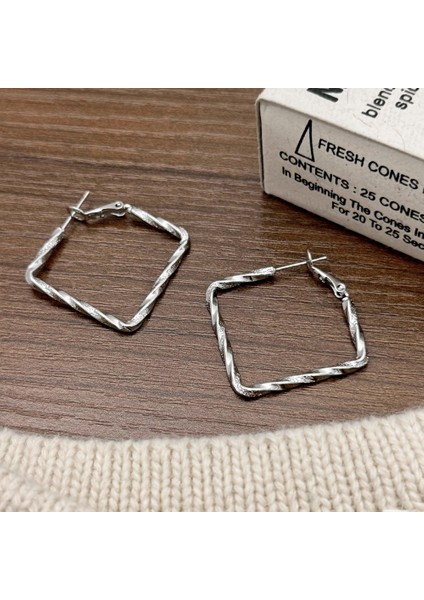 Saplama Küpeler Vintage Sade Küpeler (Yurt Dışından)