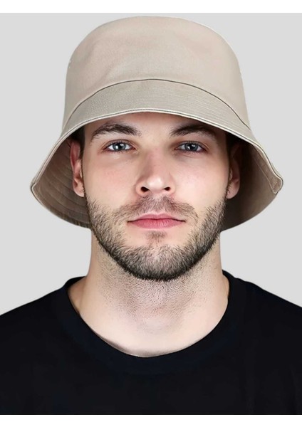 Unisex Uv Korumalı Pamuklu Bucket Şapka