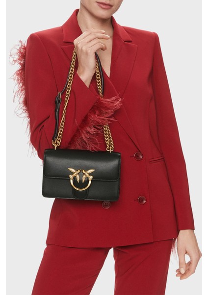 Logolu Ayarlanabilir Zincir Askılı Çanta Bayan Çanta 100074 A0F1 Z99Q fiyatları